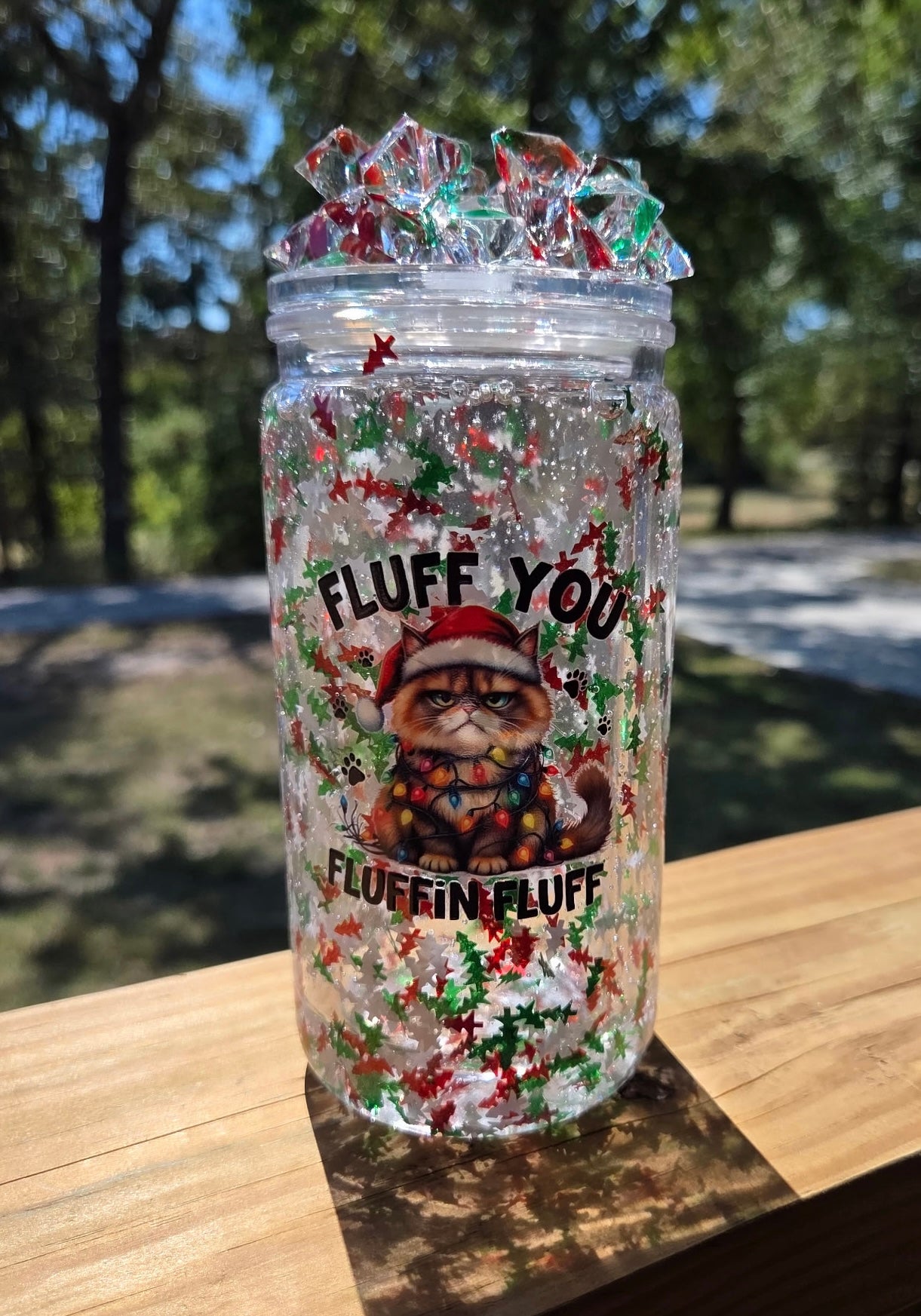 16 OZ Acrylic Christmas